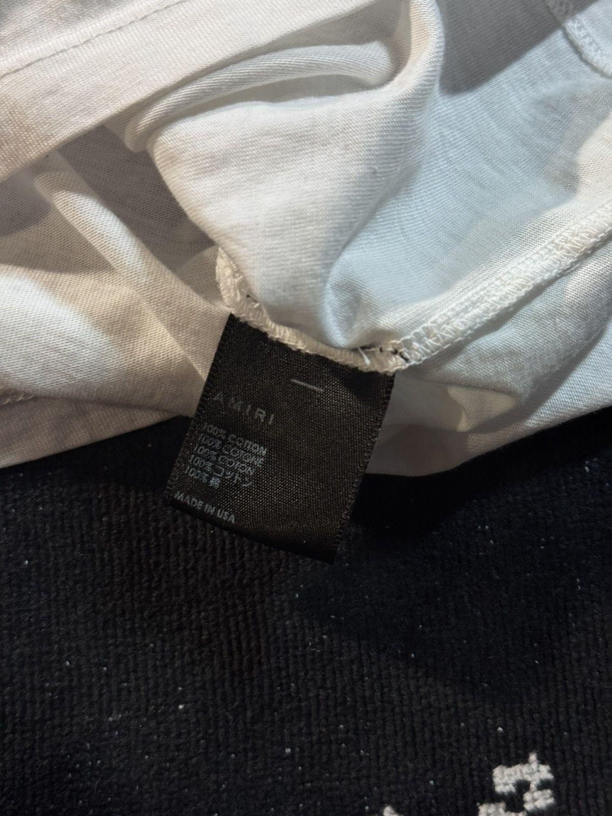 Amiri AMIRI WHITE CORE LOGO TEE Size US S / EU 44-46 / 1 - 8 Thumbnail
