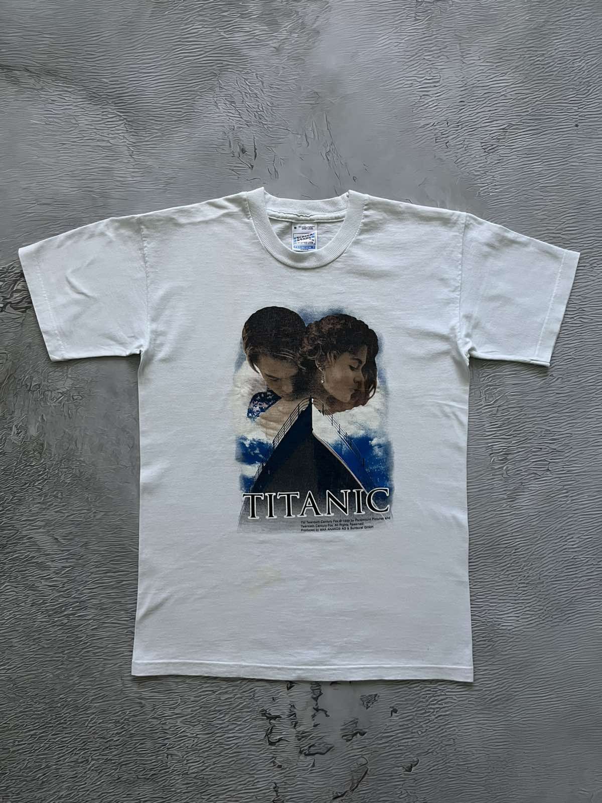 Vintage Rare Vintage Titanic 1998 T-Shirt Movie White Size US M / EU 48-50 / 2 - 2 Thumbnail