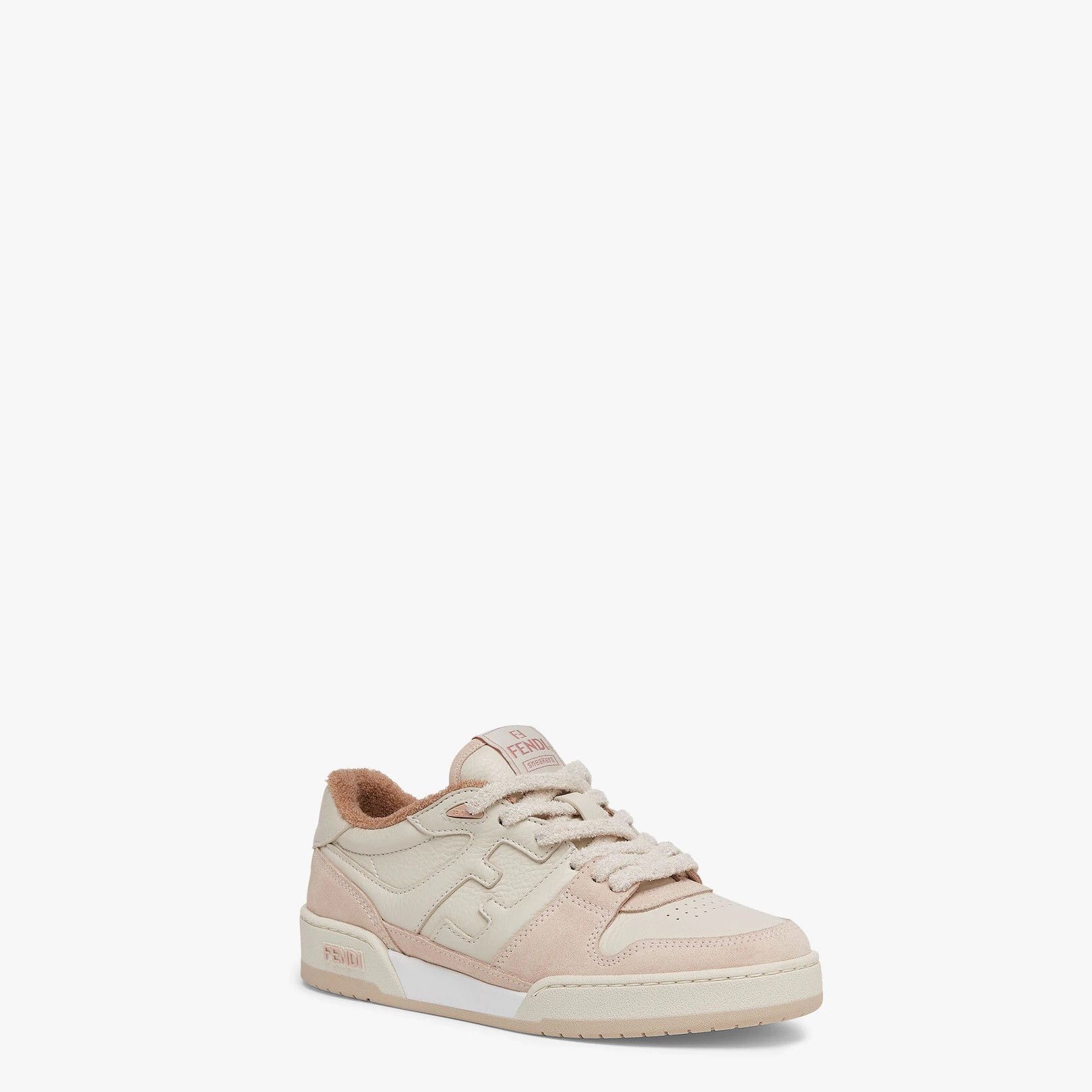 Fendi o1B3y1r0326 Match Low-Top Sneakers in White/Pink Size US 8 / IT 38 - 2 Thumbnail