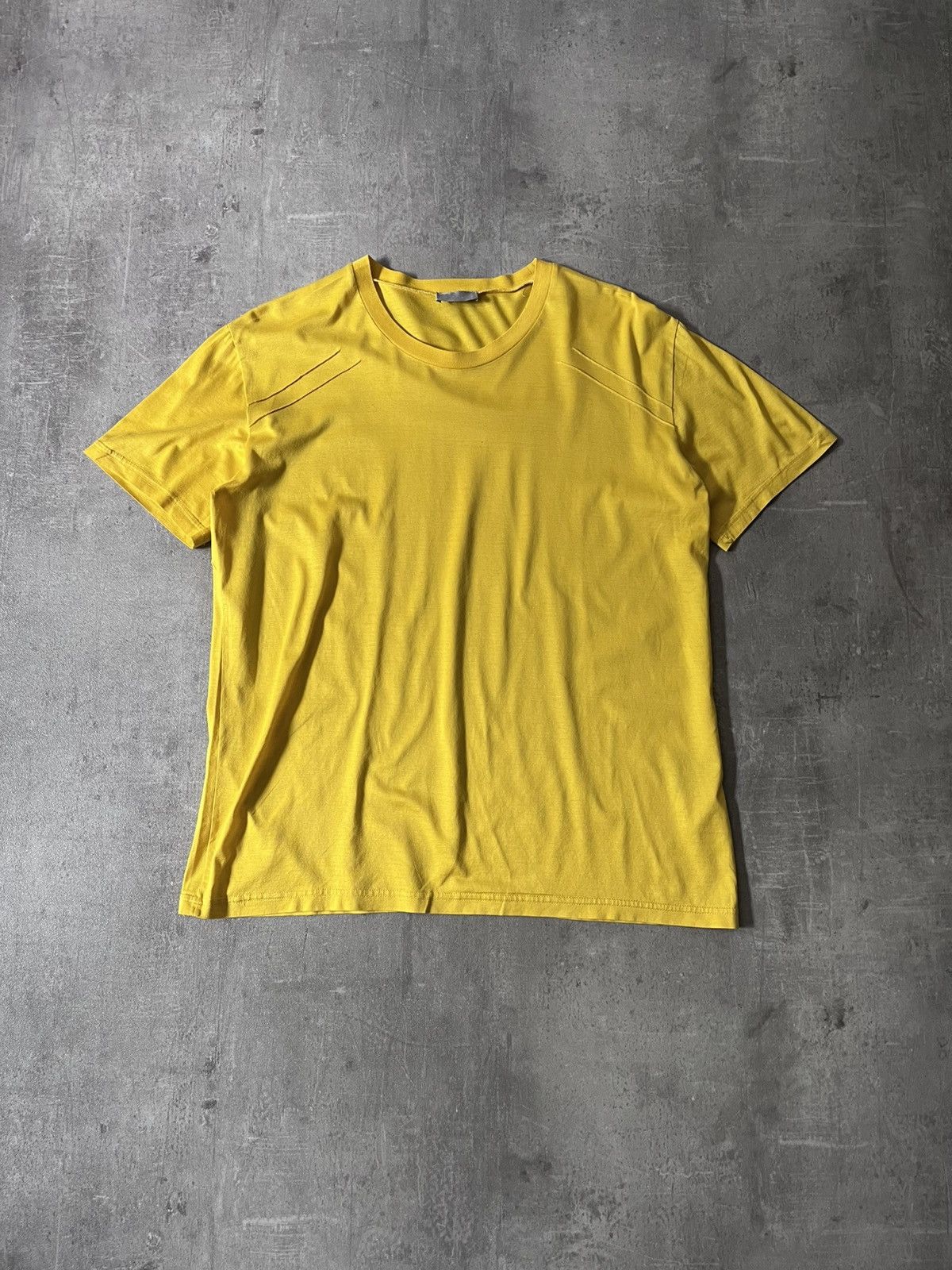 Dior Dior 2008 by Kris Van Ascshe yellow T-shirt Size US L / EU 52-54 / 3 - 1 Thumbnail