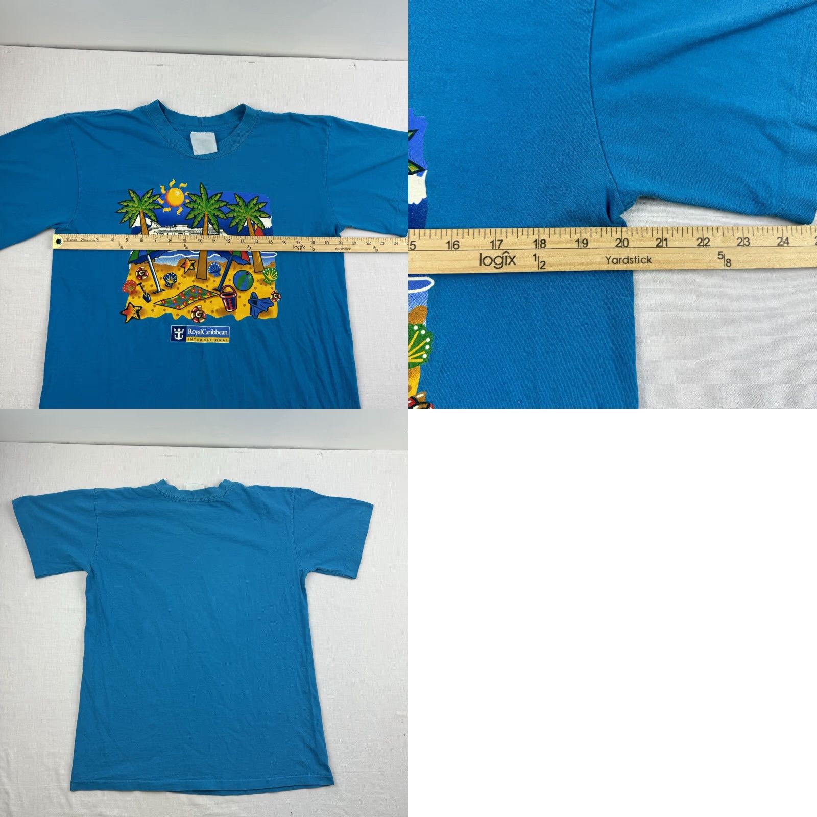 Vintage VINTAGE Royal Caribbean T-Shirt Adult Large Blue Tropical 90s Boat Island Mens L Size US L / EU 52-54 / 3 - 8 Thumbnail