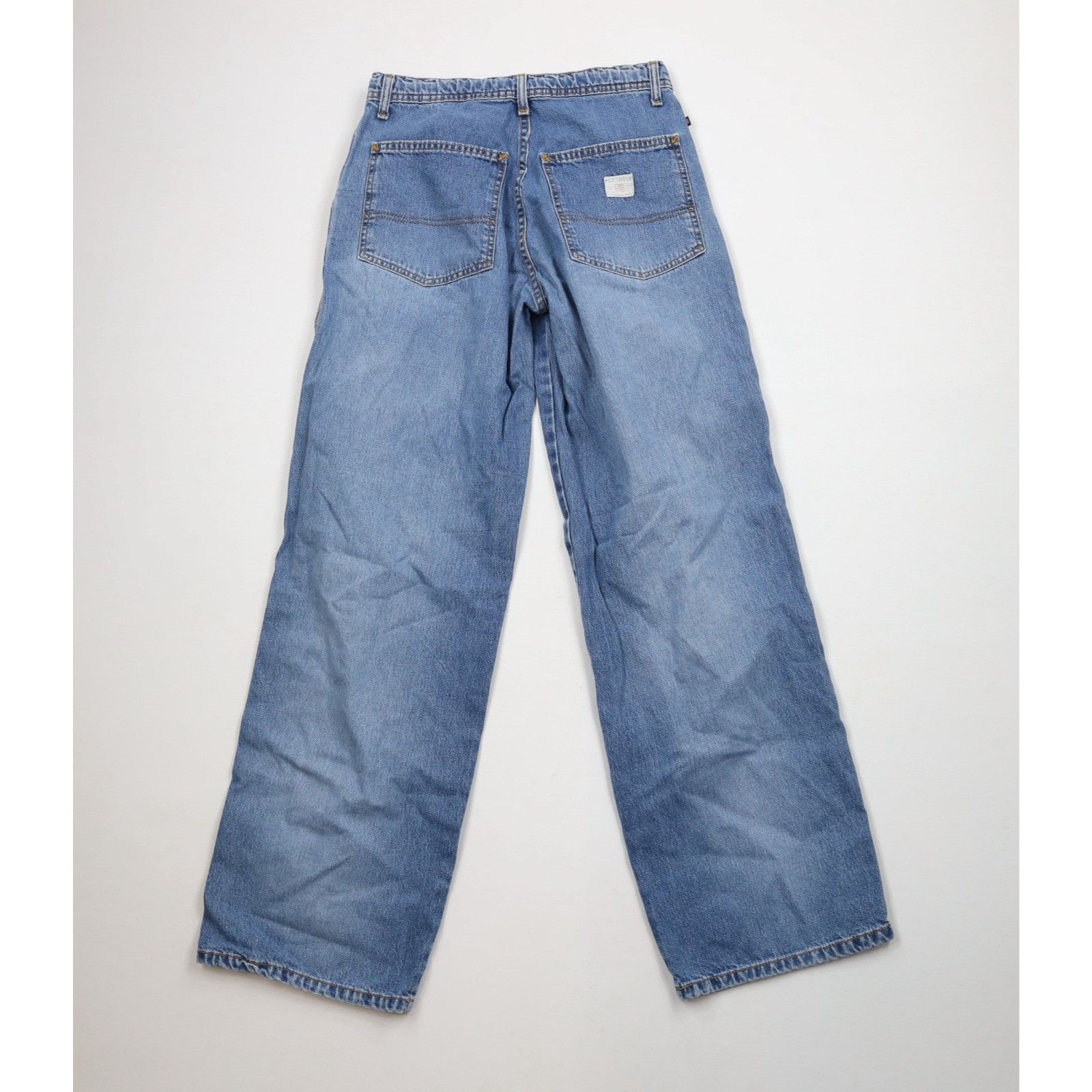 Polo Ralph Lauren Vintage 90s Ralph Lauren Faded Spell Out Wide Leg Jeans Size US 30 / EU 46 - 9 Thumbnail