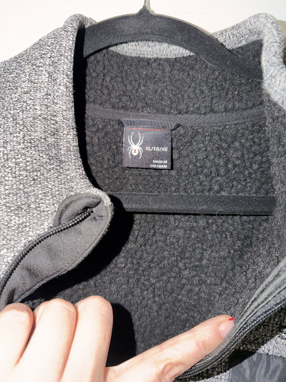 Spyder Spyder Men’s Constant Full Zip Sweater Fleece Jacket Gray XL Size US XL / EU 56 / 4 - 3 Thumbnail