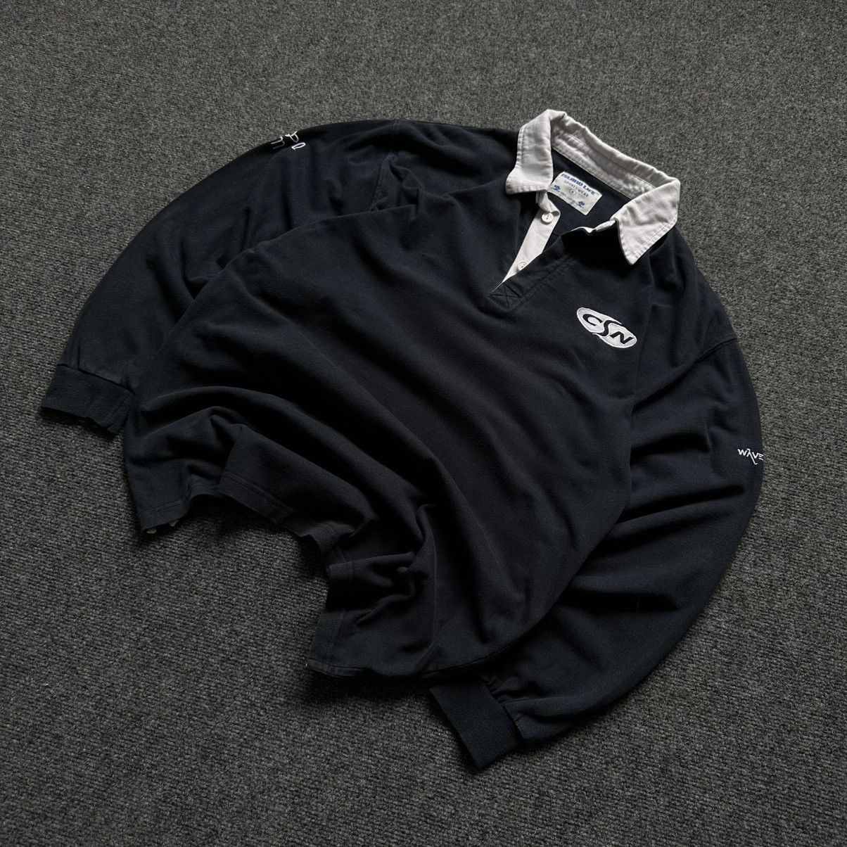Sterling Ruby VTG Mans Island Life Rugby Size L 90s USA Distressed Hype Size US L / EU 52-54 / 3 - 1 Thumbnail