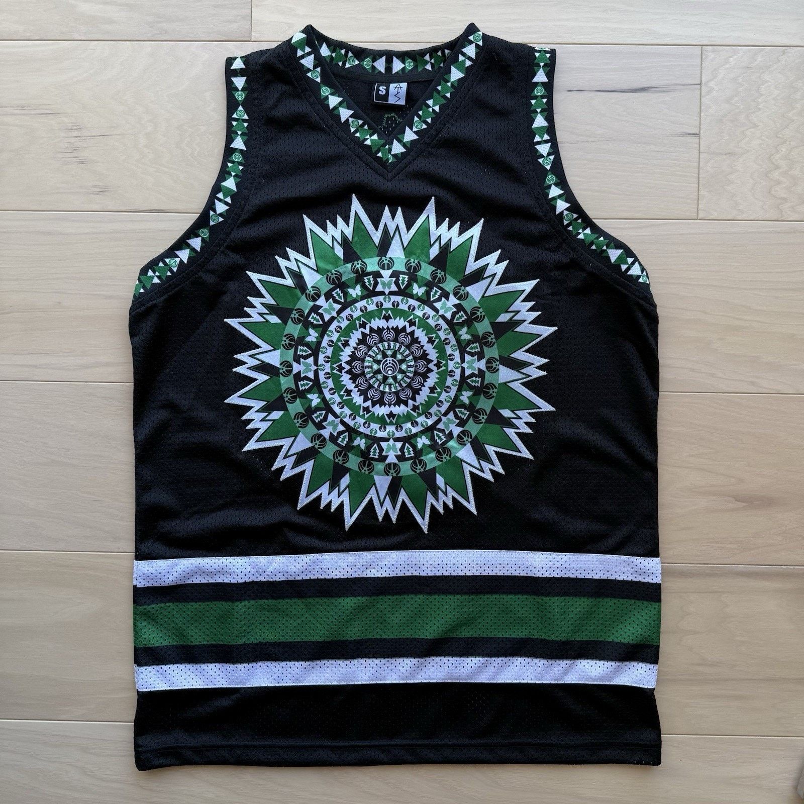 Other Above The Sky Basketball Jersey Small Black Green Sleeveless Size US S / EU 44-46 / 1 - 2 Thumbnail