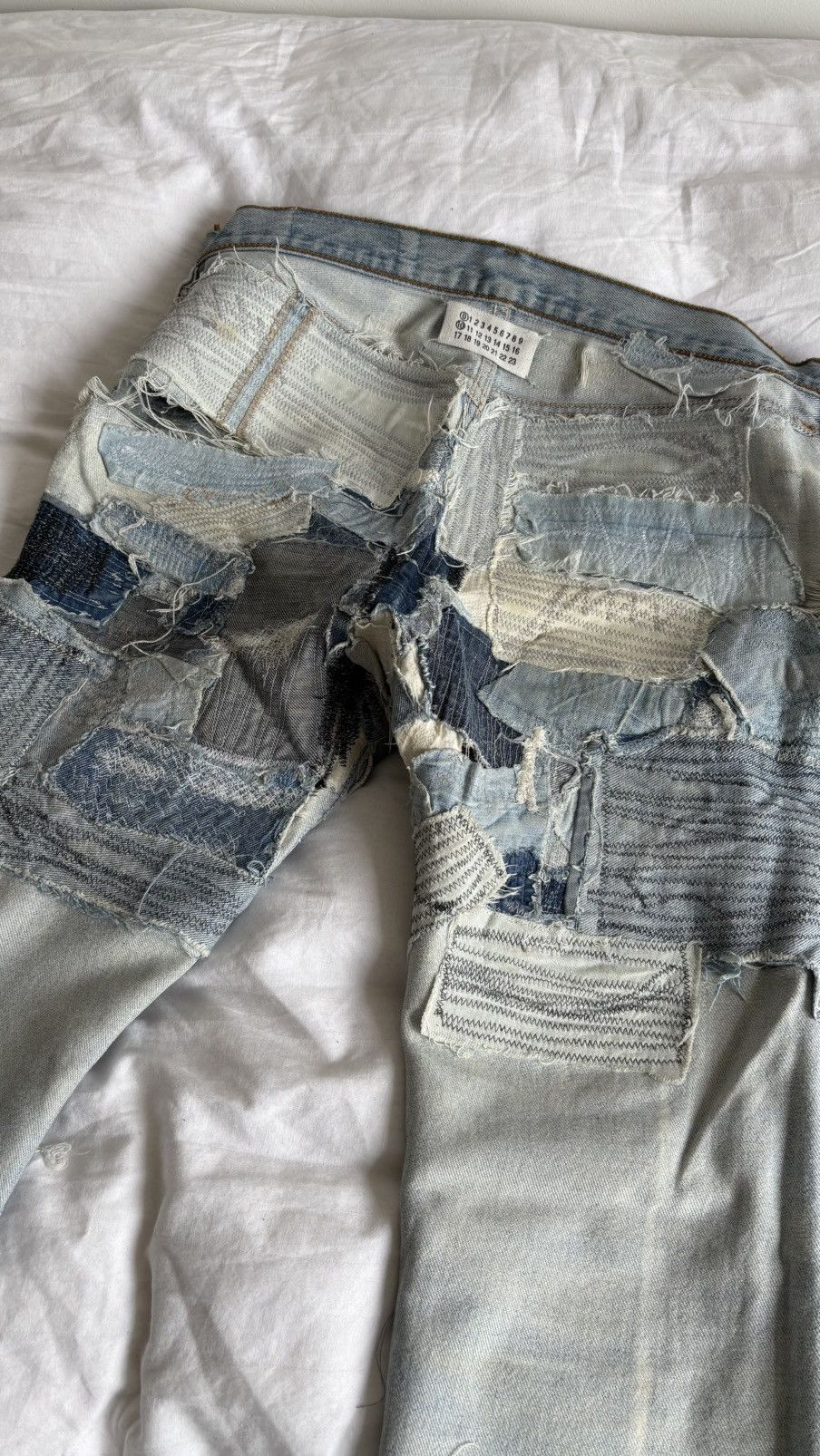 Maison Margiela ⓪ ⑩ GRAIL Maison Martin Margiela artisanal jeans repaired Size US 32 / EU 48 - 18 Thumbnail
