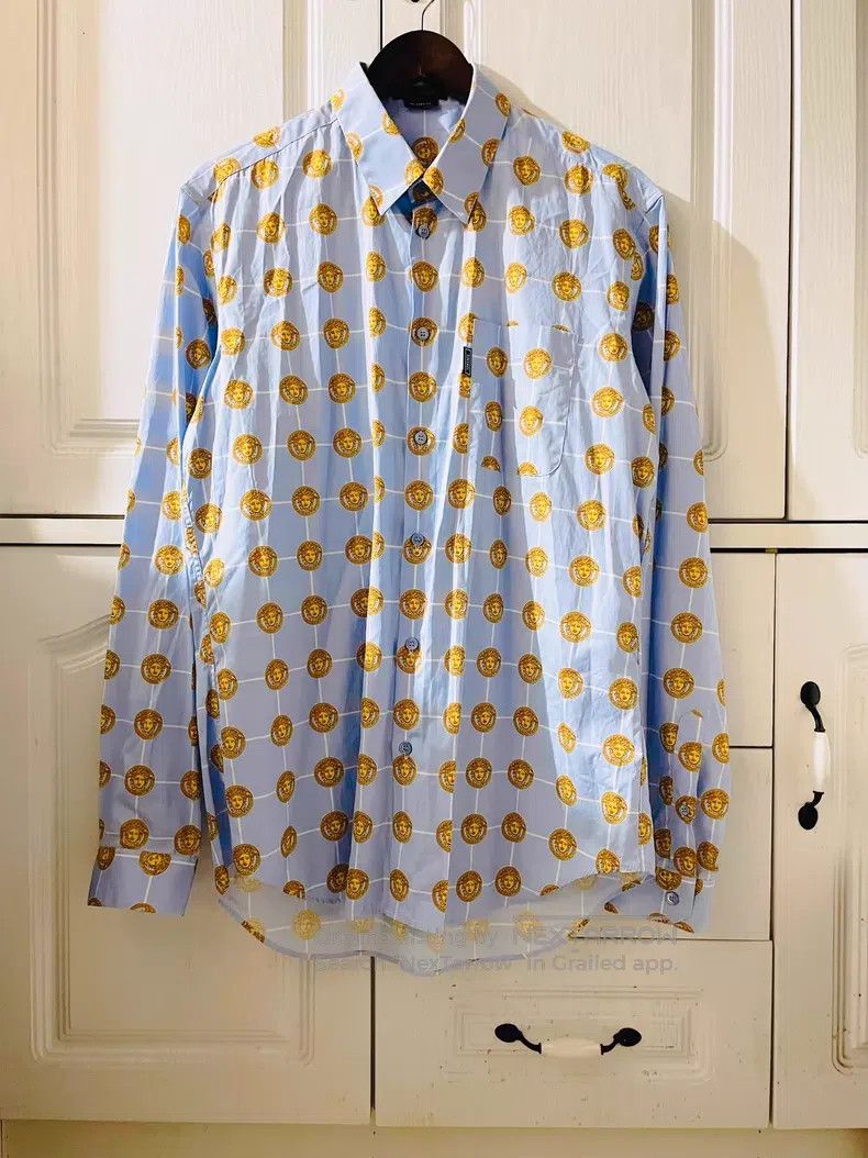 Versace Versace Printed long-sleeved shirt Size XXL / US 16-18 / IT 52-54 - 1 Thumbnail
