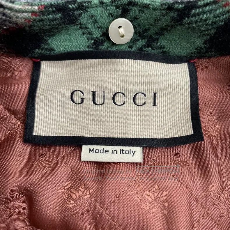 Gucci Gucci Logo embroidered plaid detachable collar long sleeve Size XS / US 0-2 / IT 36-38 - 5 Thumbnail