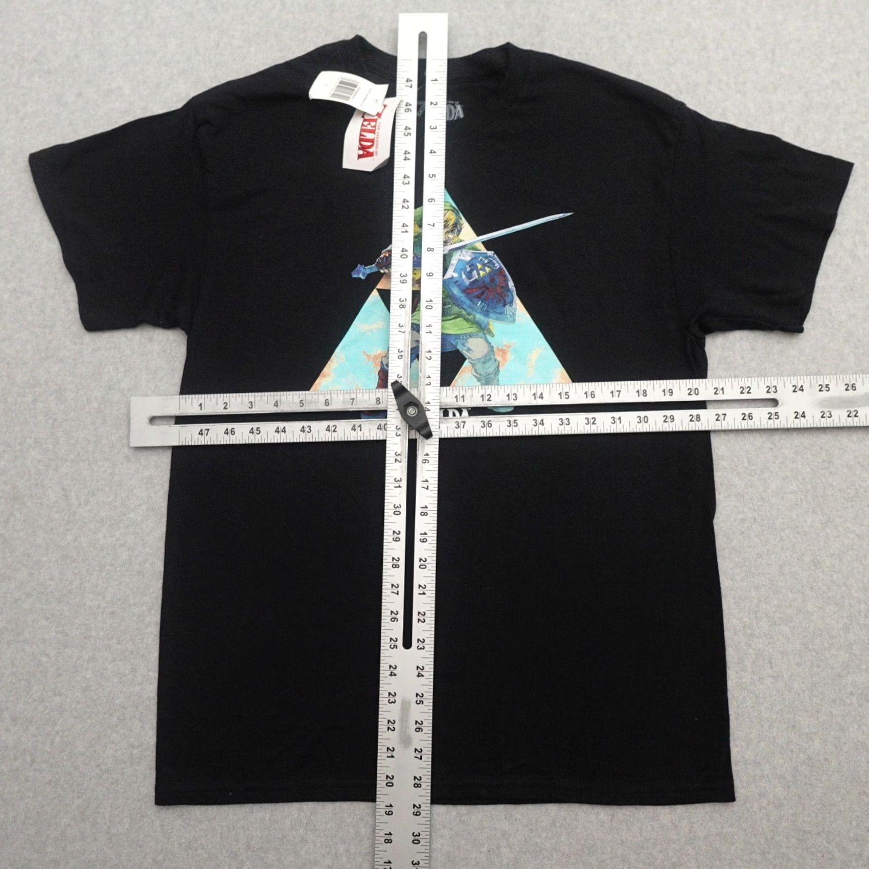 Nintendo Nintendo The Legend Of Zelda T-Shirt Large Mens Black XS? Size US L / EU 52-54 / 3 - 3 Thumbnail
