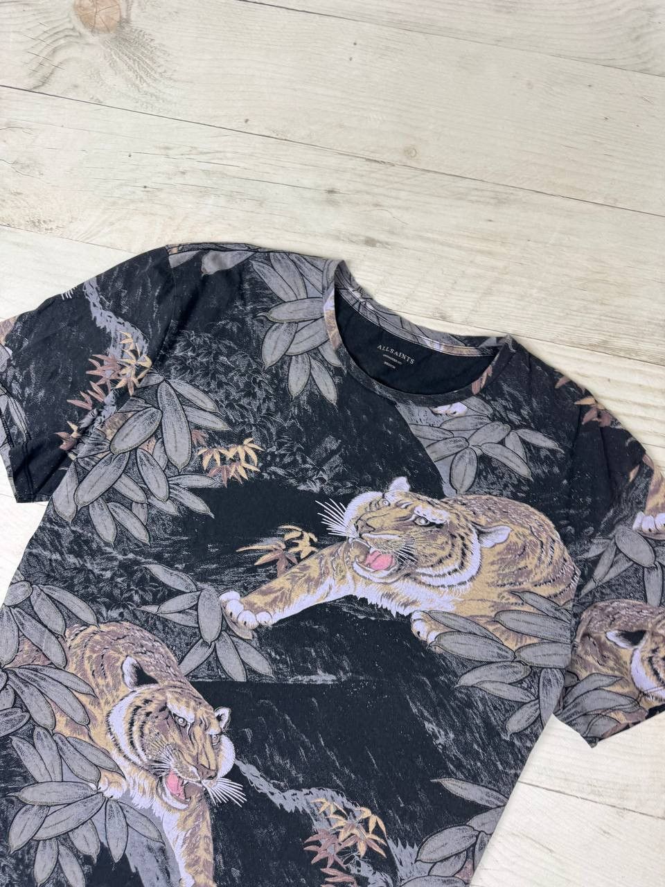 Allsaints Allsaints Chokai SS Crew Tiger T Shirt Size US M / EU 48-50 / 2 - 3 Thumbnail