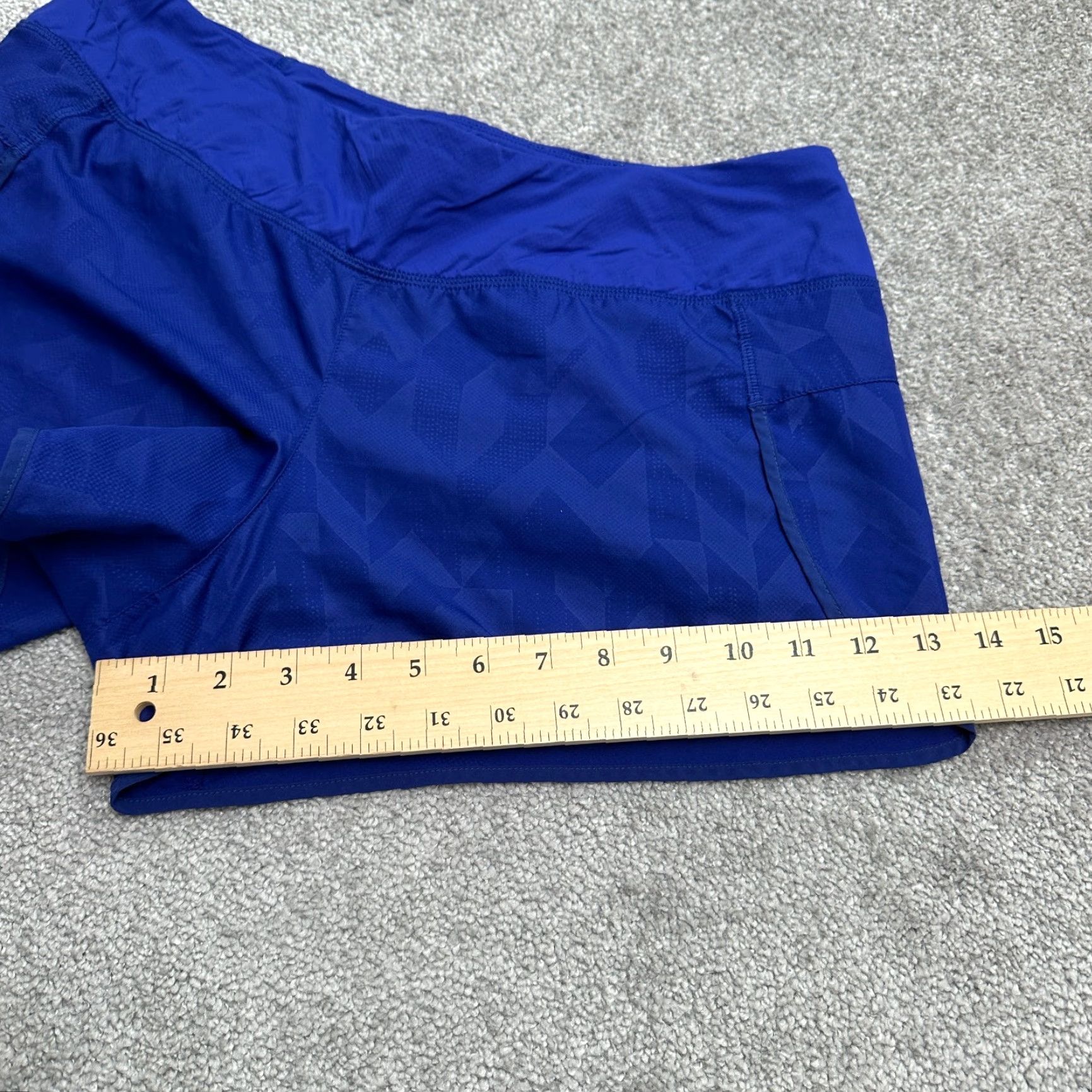 Patagonia Patagonia Active Shorts Women L Royal Blue Lined Athletic Sport Running Size 36" / US 14 / IT 50 - 6 Thumbnail