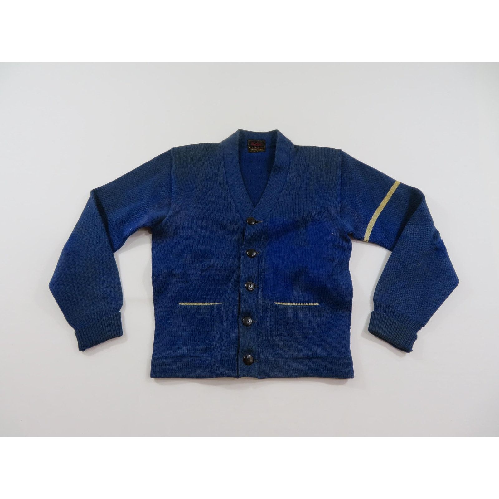 Other Dehen Portland Wool Letterman Varsity Sweater Blue S 30s/40s Size US S / EU 44-46 / 1 - 1 Thumbnail
