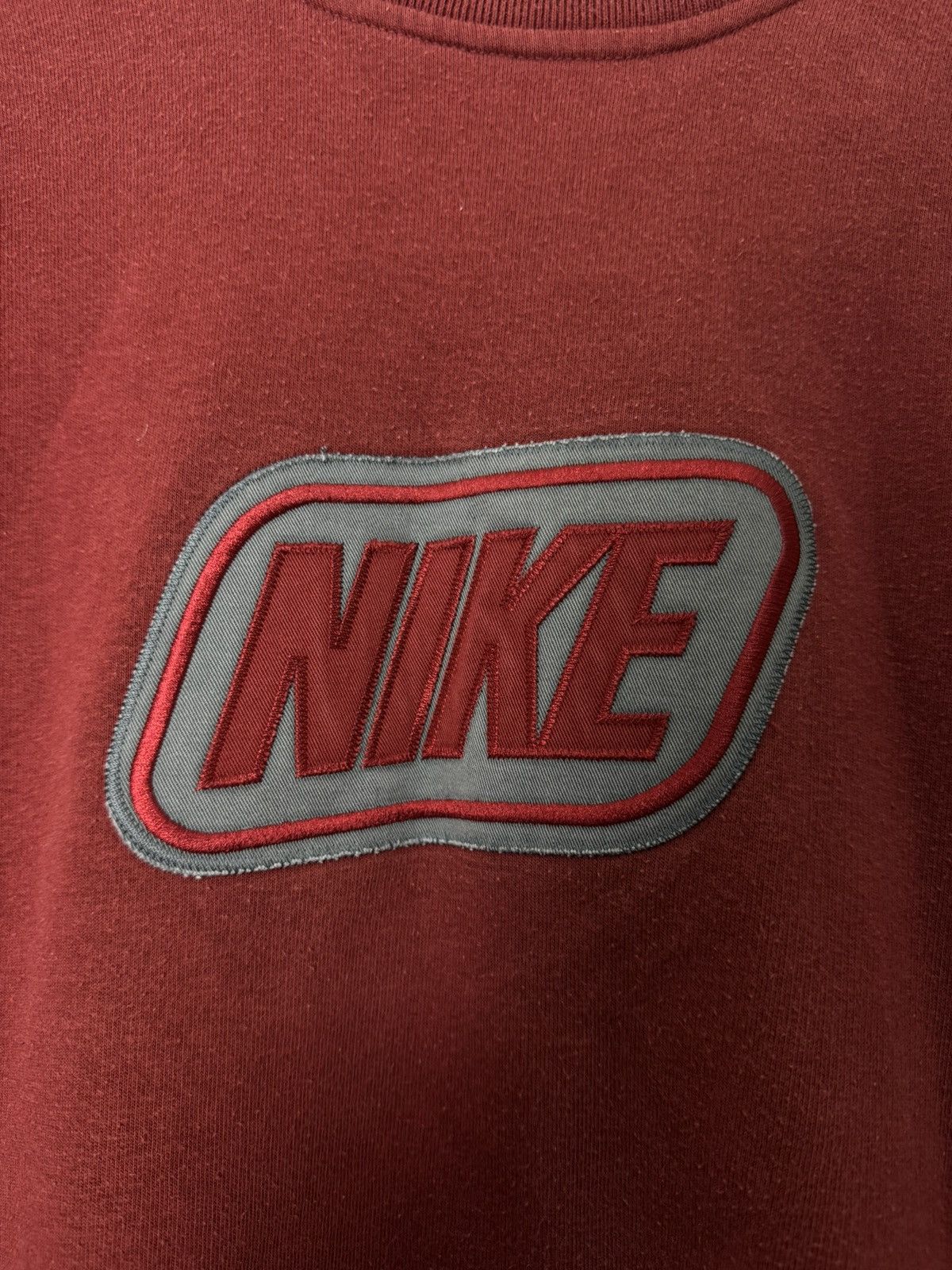 Nike Vintage 00s Nike Swoosh big logo baggy sweatshirt streetwear Size US L / EU 52-54 / 3 - 3 Thumbnail