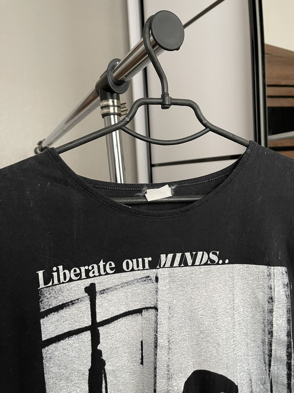 Vintage Malcolm X Liberate Our Minds Vintage Movie T-Shirt Tee 90s Size US XL / EU 56 / 4 - 9 Thumbnail