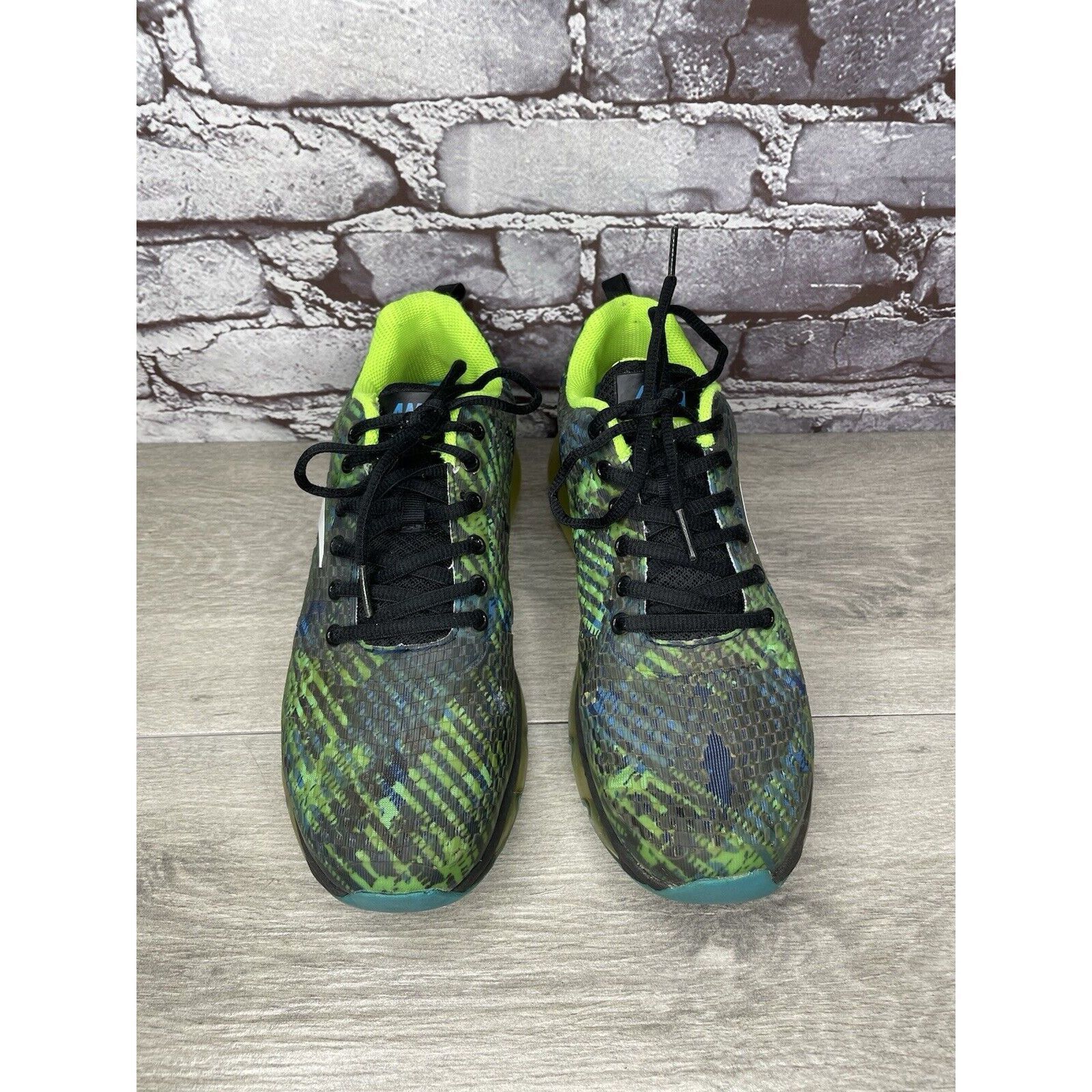 Other Anta Green Blue Synthetic Lace Up Gym Basketball Shoes Men’s Size US 9 / EU 42 - 11 Thumbnail