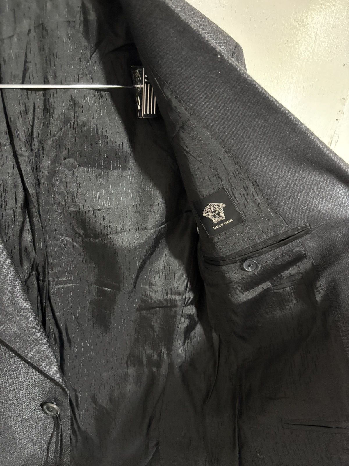 Versace Versace Tailor Made Slim Fit Blazer Coat Size 48S - 6 Thumbnail