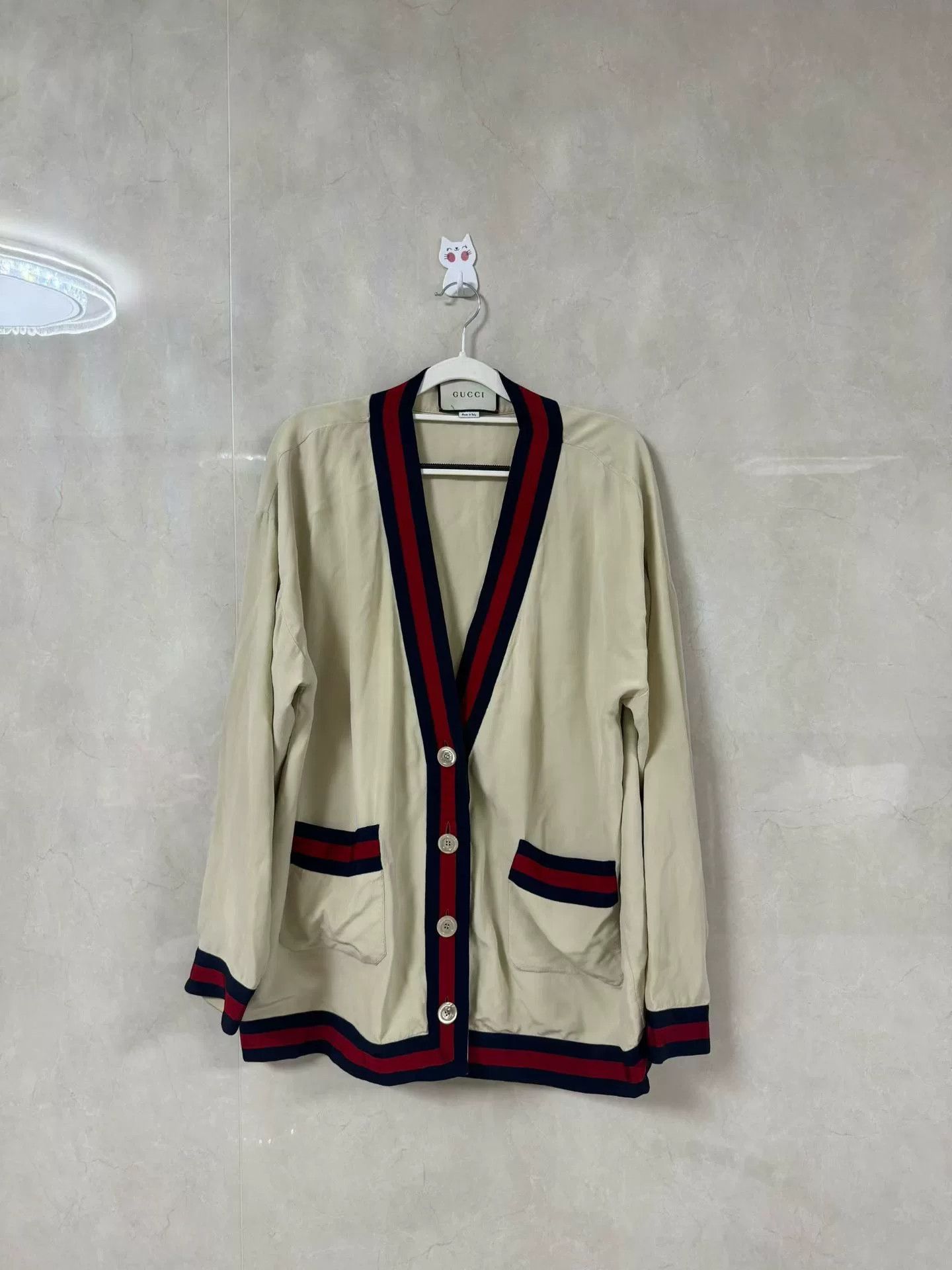 Gucci Gucci Silk Cardigan Size M / US 6-8 / IT 42-44 - 1 Thumbnail