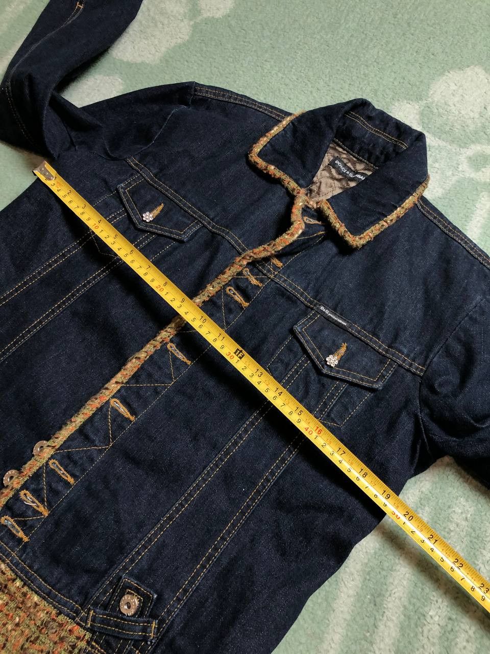 Dolce & Gabbana Dolce and Gabbana Vintage Denim Jacket Size L / US 10 / IT 46 - 14 Thumbnail