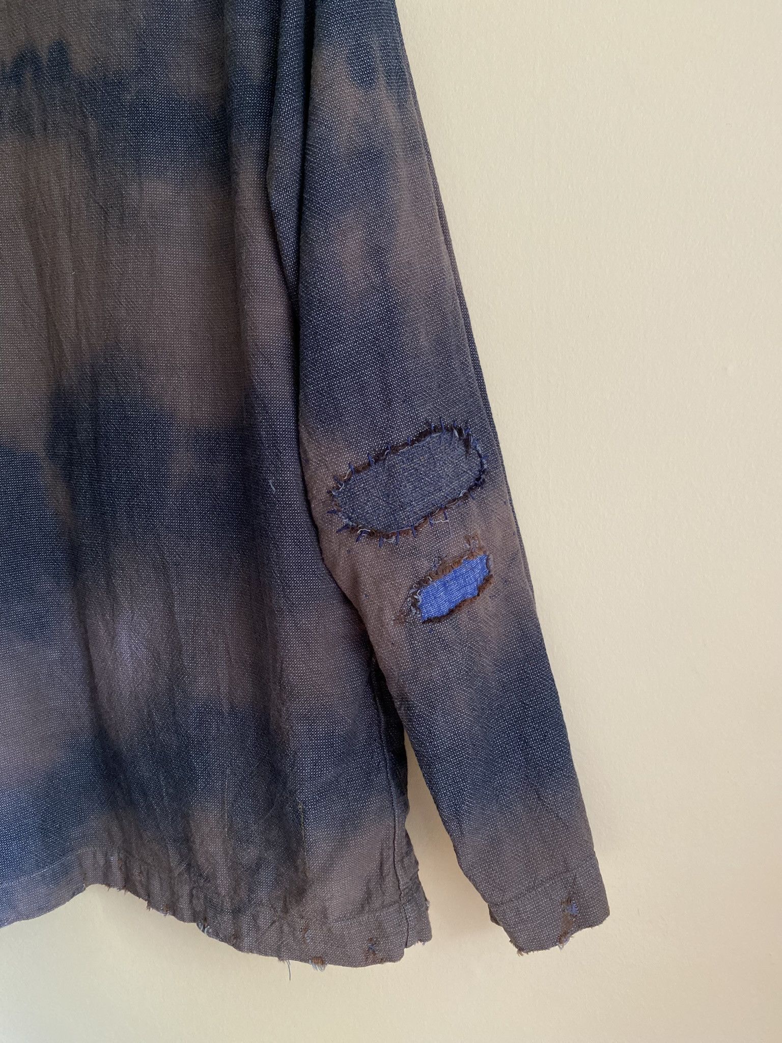 Universal Works Pincheck Dirty Mud-Indigo - Chore Jacket Size US M / EU 48-50 / 2 - 5 Thumbnail