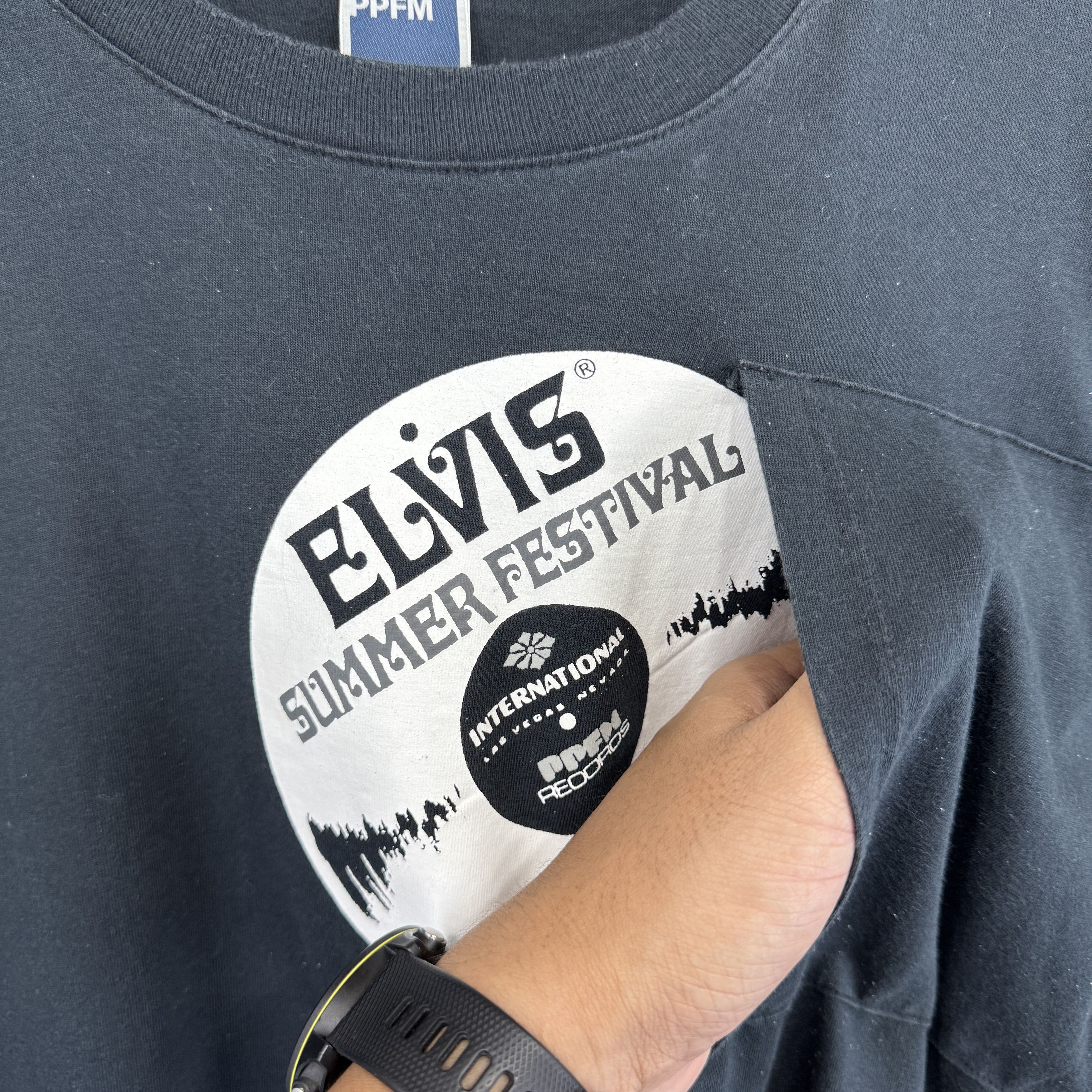 Vintage Rare Vintage PPFM Elvis Summer Festival Sunfaded Tshirt Size US L / EU 52-54 / 3 - 5 Thumbnail