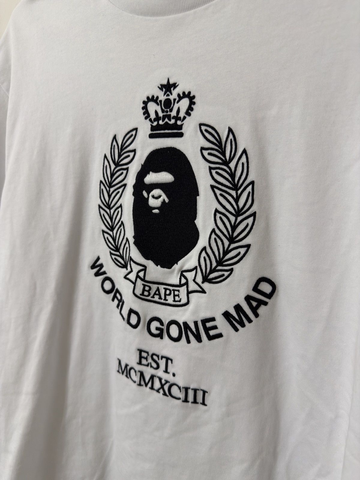 Bape Bape Embroidered Tee Size US L / EU 52-54 / 3 - 2 Thumbnail