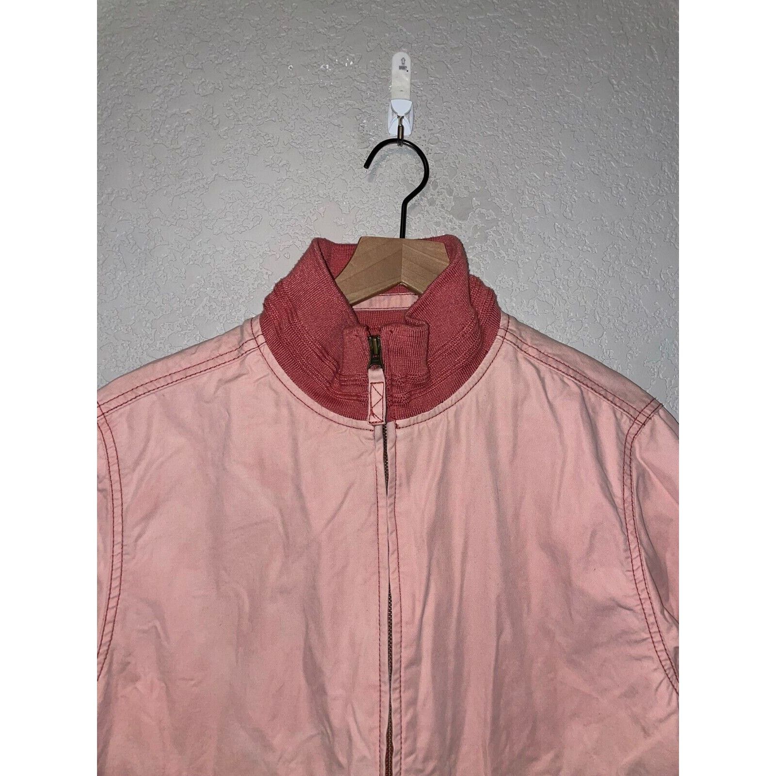 Izod Izod Luxury Sport Jacket Light Faded Red Pink Jacket S Small Size US S / EU 44-46 / 1 - 2 Thumbnail