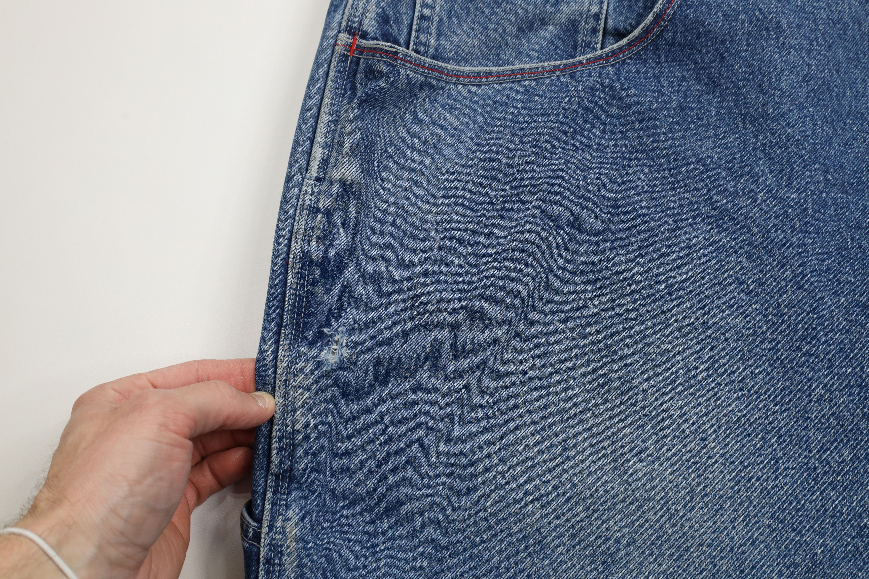 Vintage Vintage 90s Streetwear Baggy Fit Hip Hop Denim Jeans Blue Size US 44 / EU 60 - 6 Thumbnail