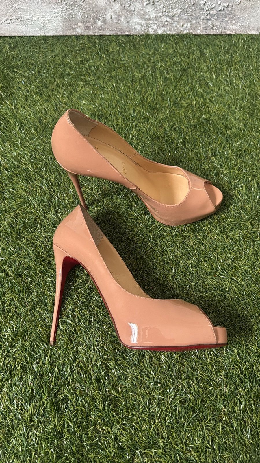 Christian Louboutin Christian Louboutin New Very Privé 120 Nude Heels – Size 40 Size US 9 / IT 39 - 3 Thumbnail