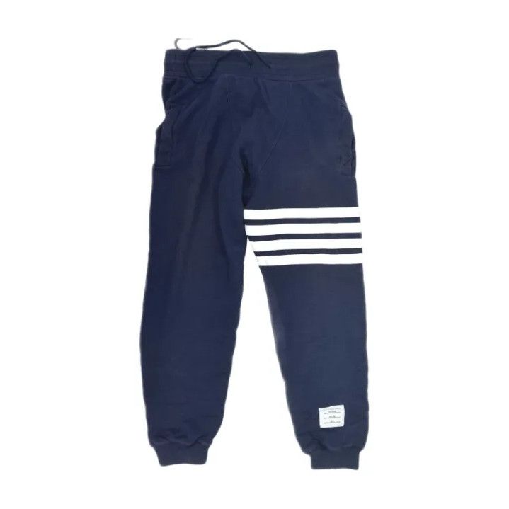Thom Browne Thom Browne Classic Navy Sport Pants with Drawstring Size US 32 / EU 48 - 1 Thumbnail