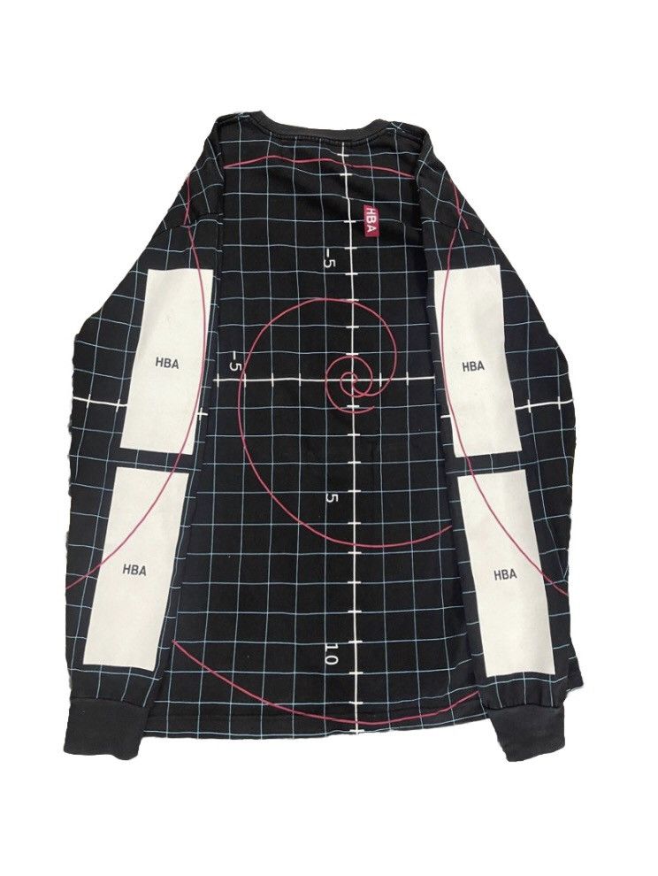 Pre-owned Hood By Air Hba  Target Grind Full Print Long Sleeve T Shirt In Black