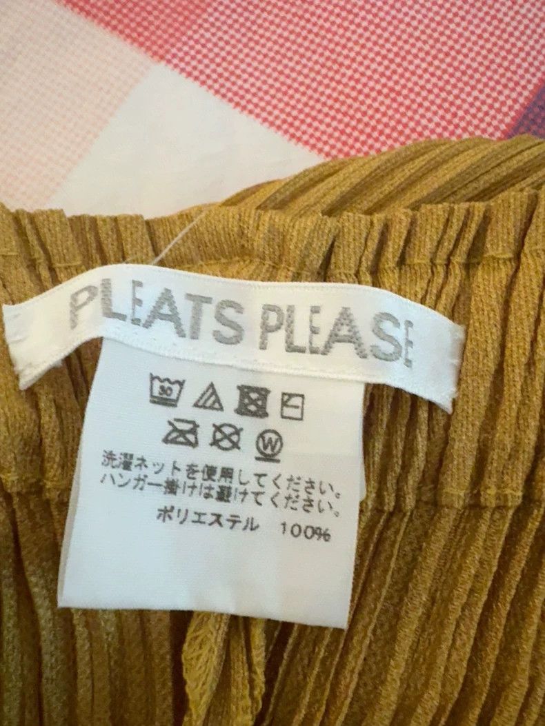 Issey Miyake Issey Miyake Yellow pleated pants Size 26" / US 2 / IT 38 - 2 Thumbnail