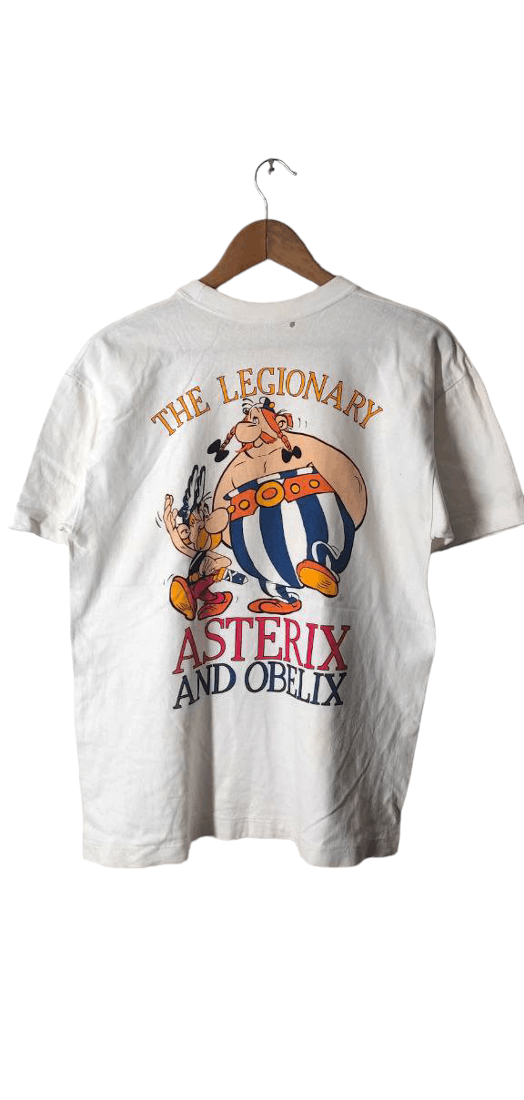 Vintage VINTAGE CARTOON 80S ASTERIX AND HIS FRIEND OBELIX TEE Size US M / EU 48-50 / 2 - 4 Thumbnail