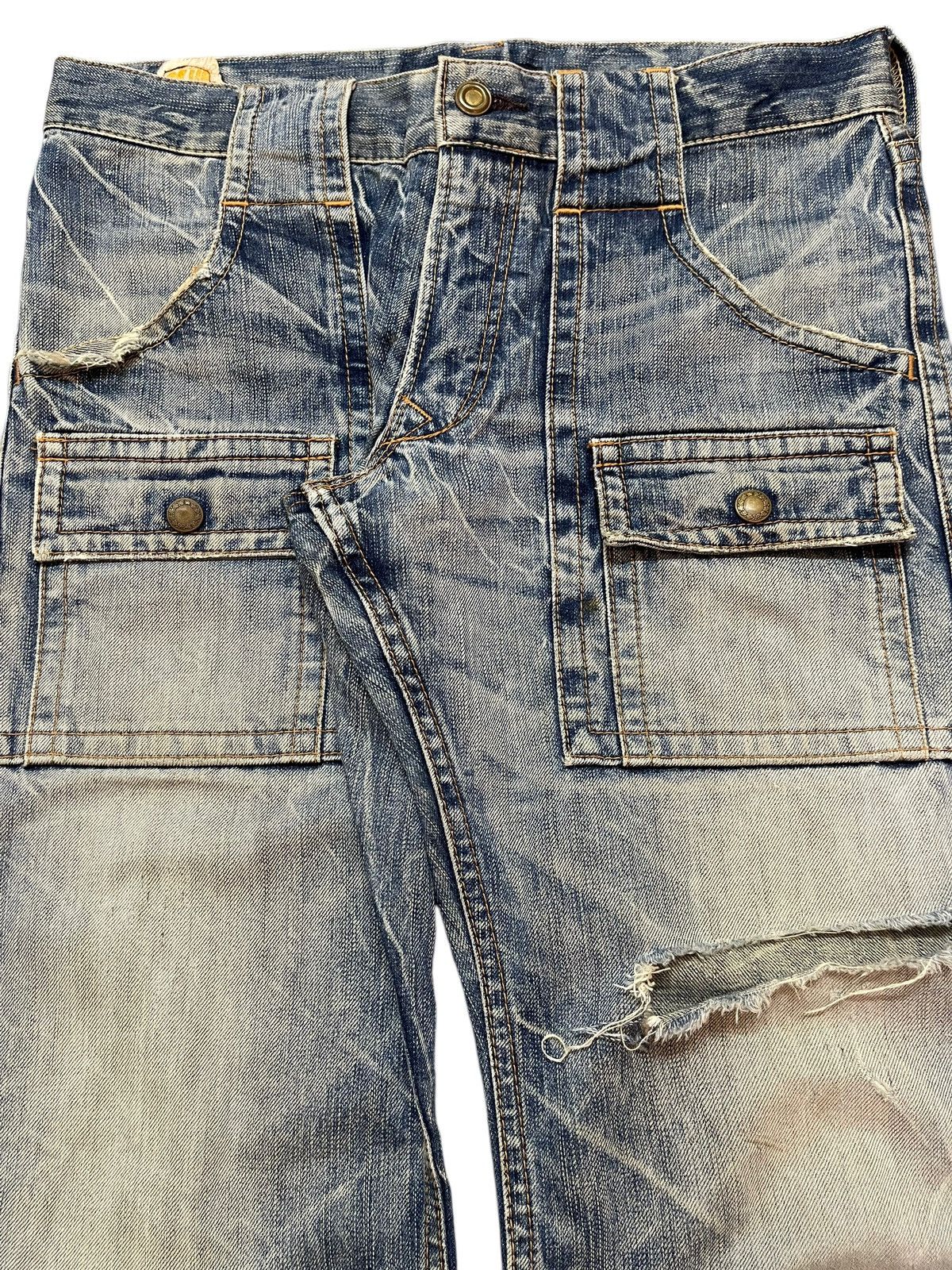 Hysteric Glamour Vintage Japanese Brand Bush Pants Thunder Wash Baggy Jeans Size US 32 / EU 48 - 4 Thumbnail