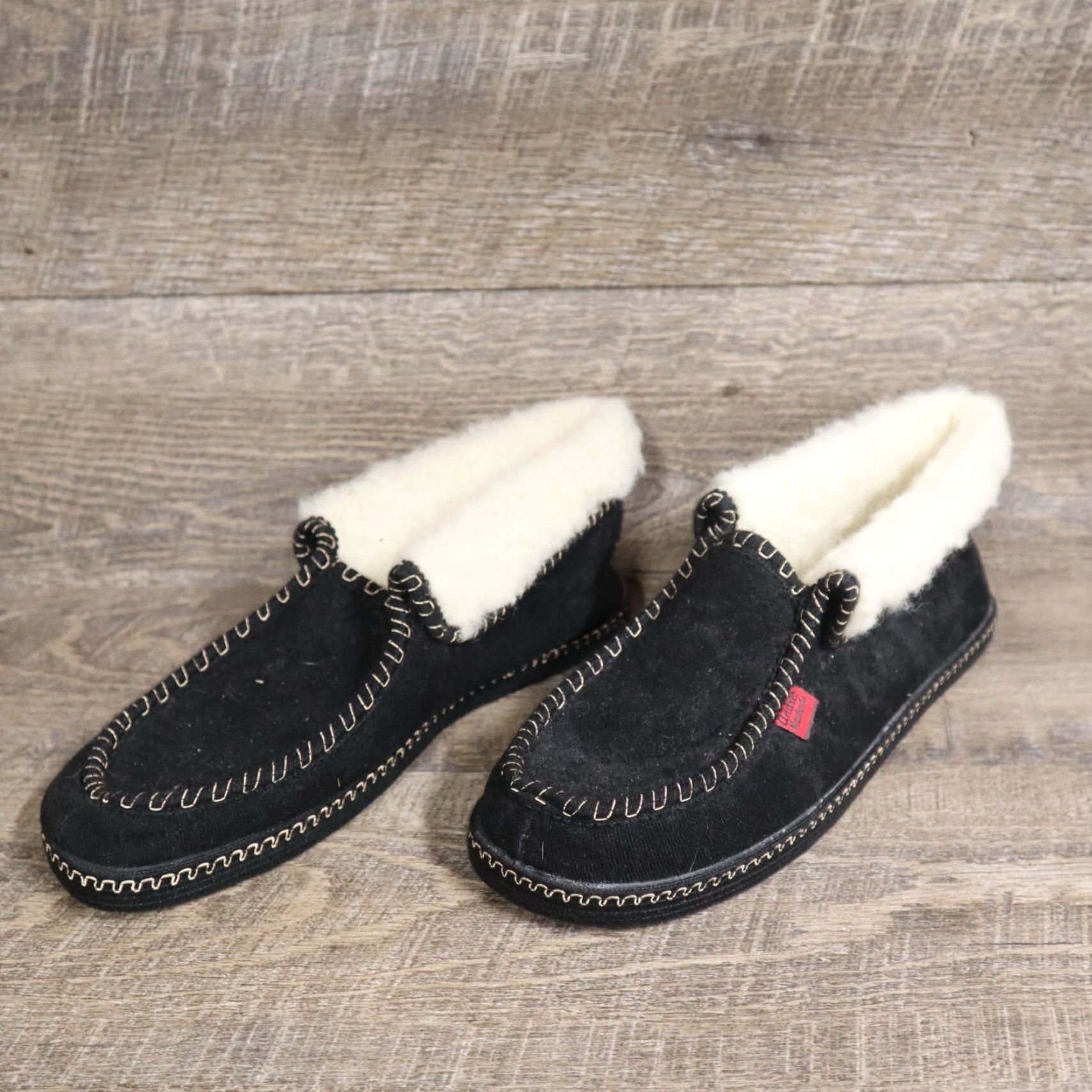 FELT NEW Andres Machado Wool Slippers Felt Black Men's Size EU 43 / US 10 NEW Mens Size ONE SIZE - 2 Thumbnail
