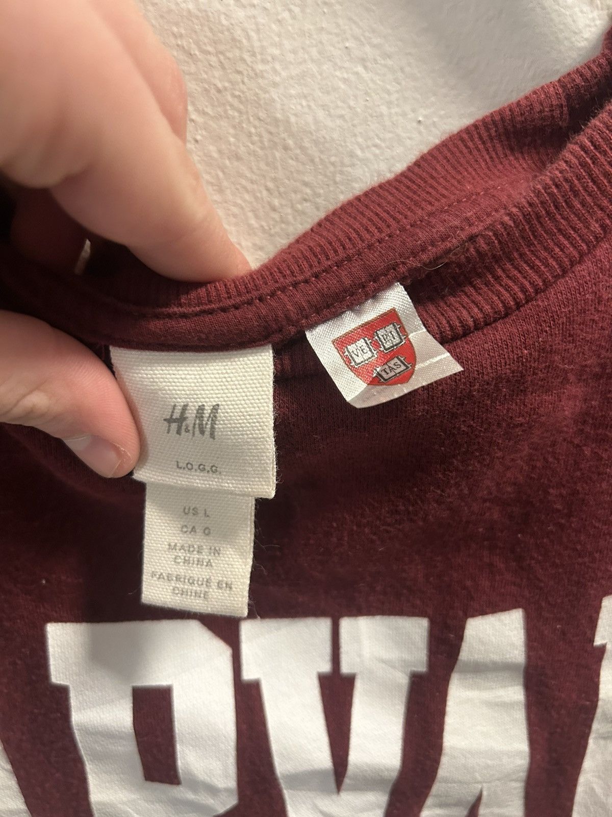 H&M Harvard Crewneck H&M Size US L / EU 52-54 / 3 - 3 Thumbnail