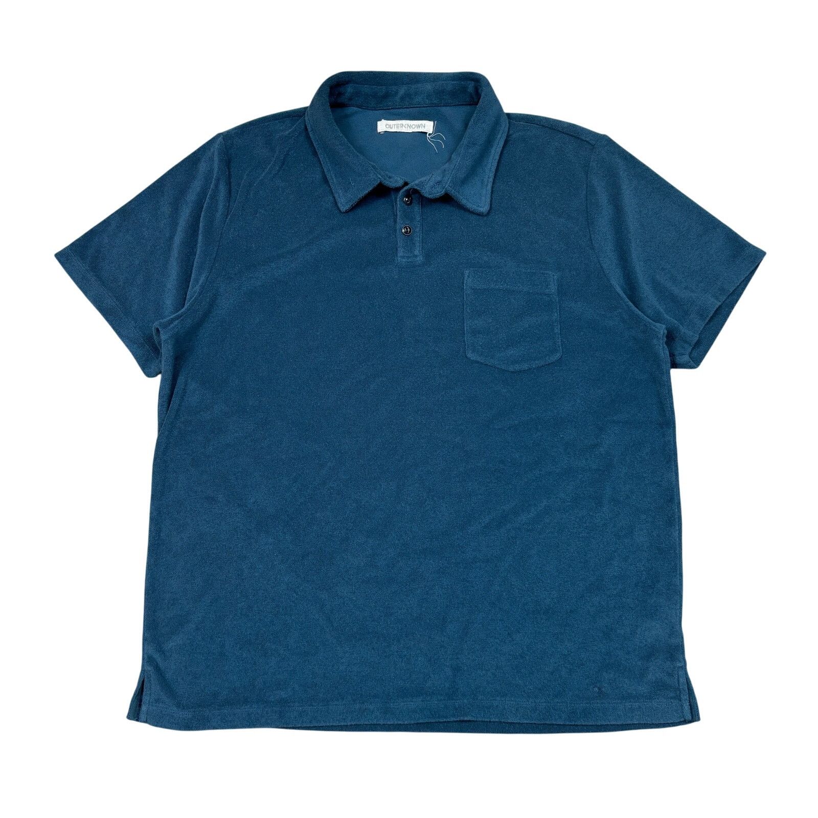 Outerknown Outerknown Hightide Terry Polo Shirt Men's XL Beach Resort Size US XL / EU 56 / 4 - 1 Thumbnail