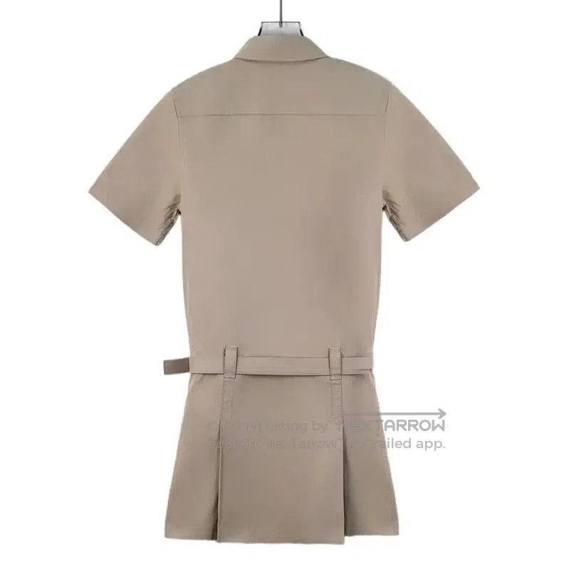 Miu Miu Miu Miu Brown Cotton Women's Dress . Size XS / US 0-2 / IT 36-38 - 1 Thumbnail