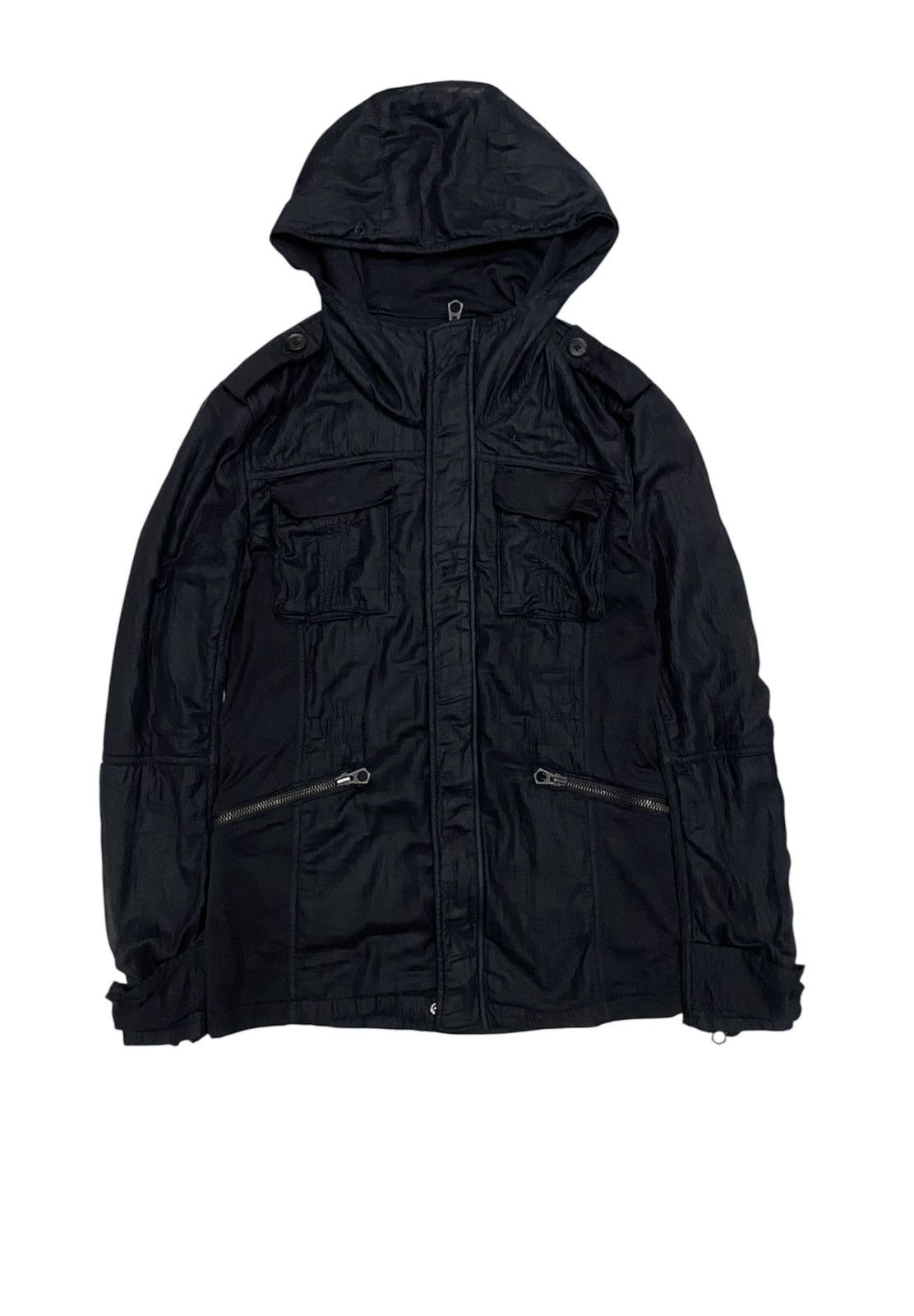 Katharine Hamnett London 🔥Made Japan Hamnett Black Multipocket Zipper Jacket Size US M / EU 48-50 / 2 - 1 Thumbnail