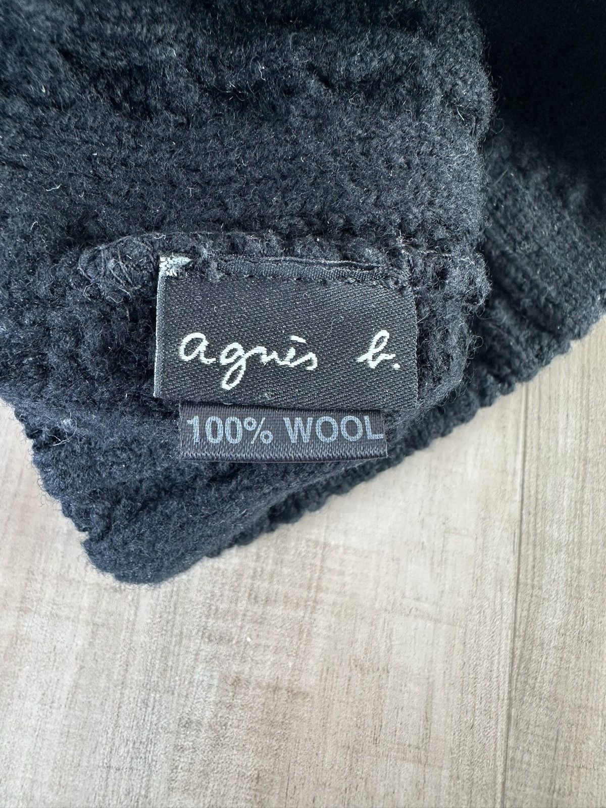 agnes b. Cable Knit Pom Pom Beanie Size ONE SIZE - 3 Thumbnail