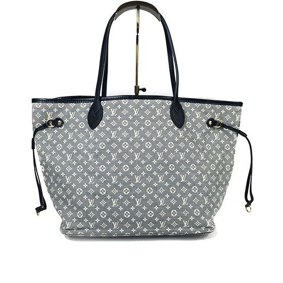 Louis Vuitton Idile Neverfull MM Ankle Navy Tote Bag