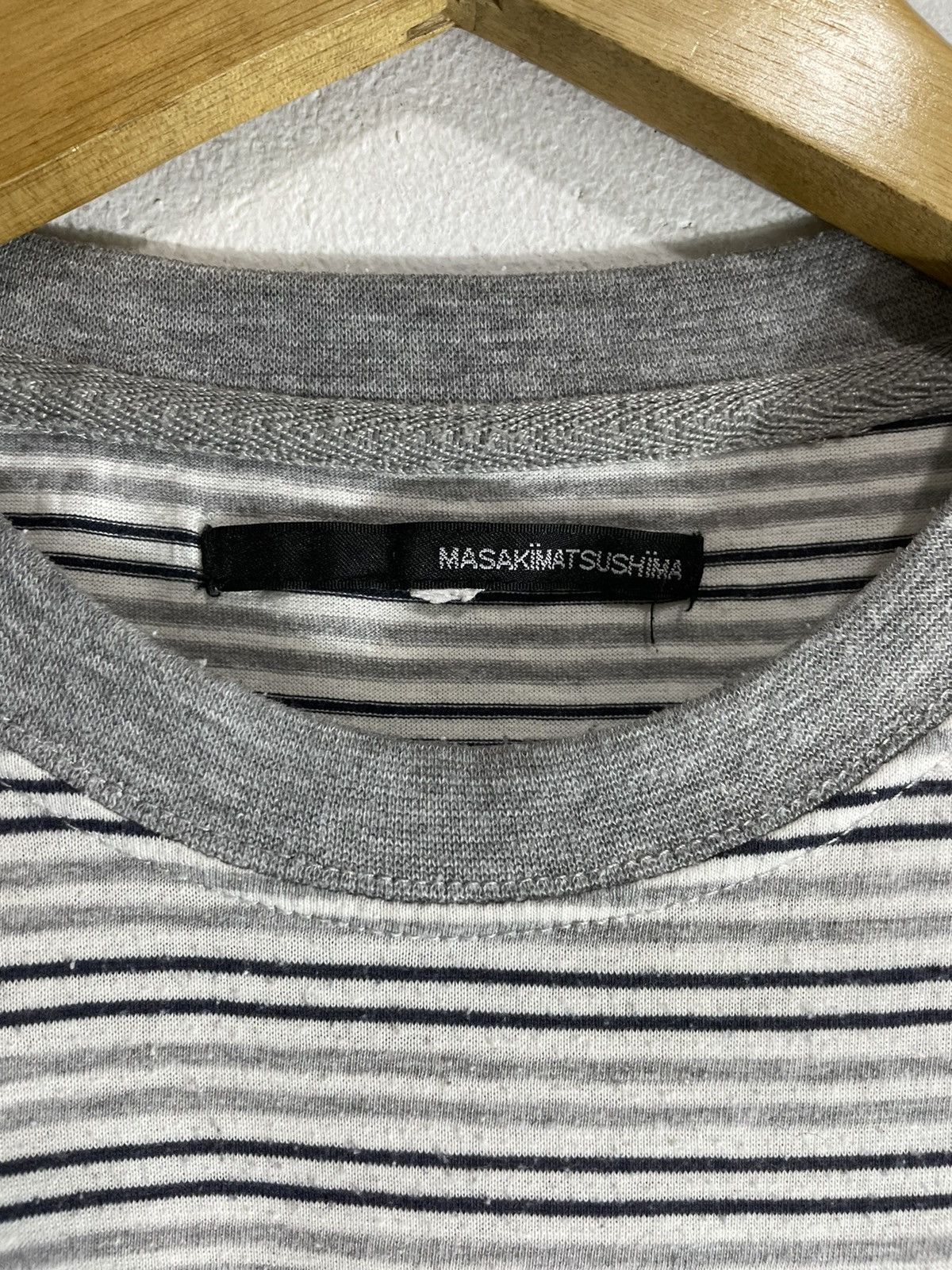 Masaki Matsushima Masaki Matsushima Striped Pocket tshirt Size US L / EU 52-54 / 3 - 3 Thumbnail