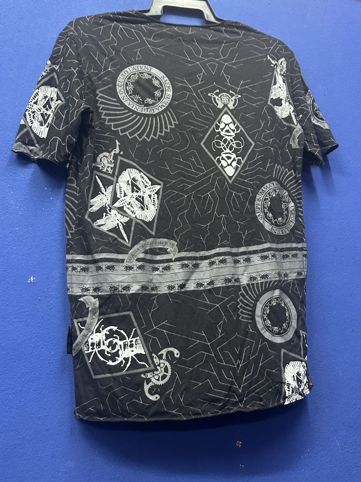 Diesel × Diesel Black Gold × Vintage Rare 🔥 Diesel Black Gold Full Print Punk Tee Size US M / EU 48-50 / 2 - 9 Thumbnail