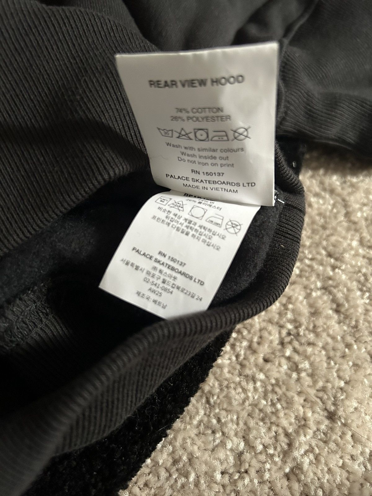 Palace Palace Rear View Hoodie Size US S / EU 44-46 / 1 - 3 Thumbnail