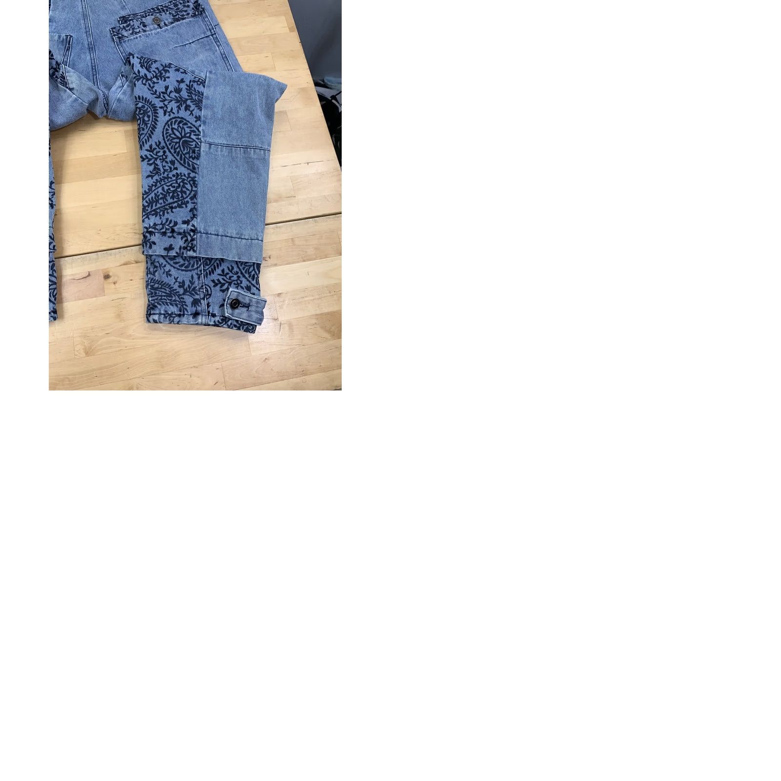 Vintage Oli & Hali OH Patchwork Jeans Women S Blue Boho Relaxed Jeans Patchwork Paisley 13369 S Blue Women Jeans Style Straight Bohemian Hippie 90s Size 28" / US 6 / IT 42 - 10 Thumbnail