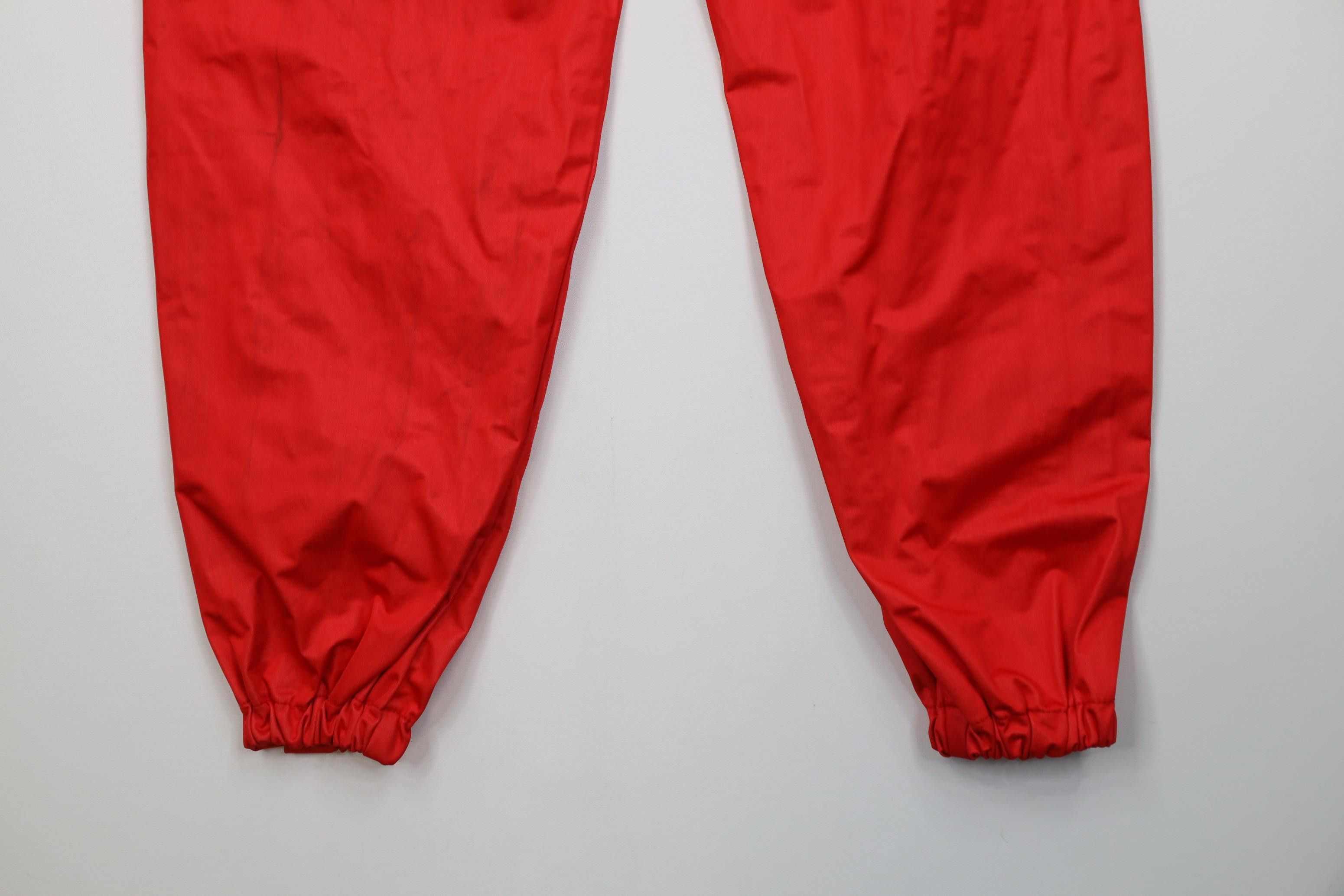 Vintage Vintage 80s Streetwear Waterproof Joggers Pants Red USA Size US 34 / EU 50 - 18 Thumbnail