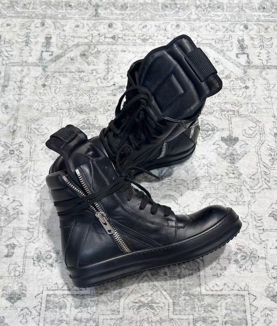 Rick Owens Rick Owens Geobasket All Black high-top leather Size US 6 / IT 36 - 5 Thumbnail