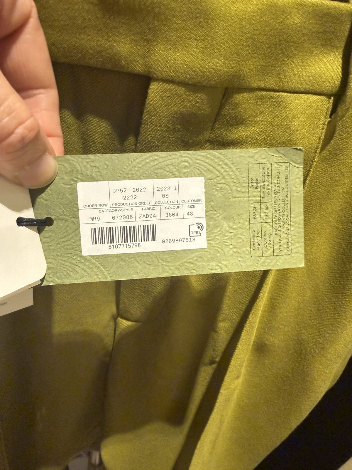 Gucci mustard wool wide legged pants size48 Size US 31 - 13 Thumbnail