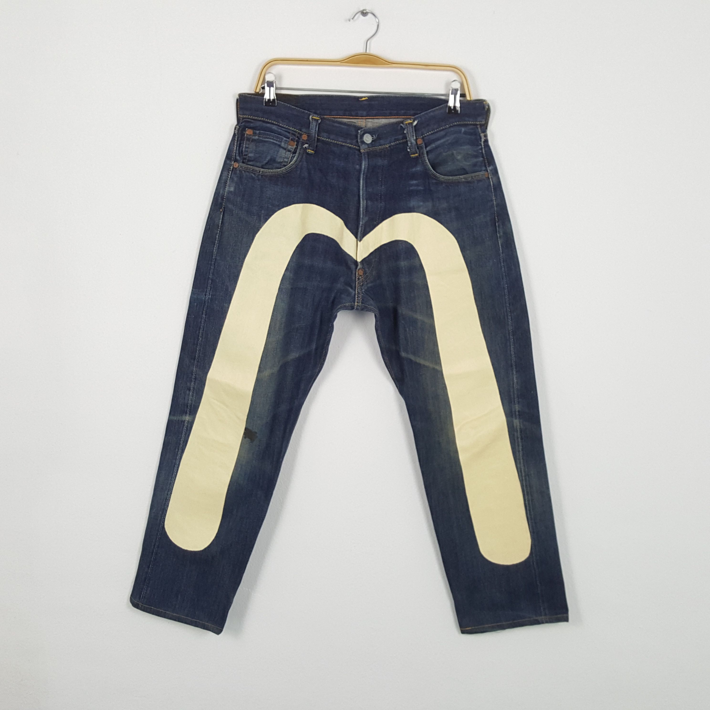 Evisu × Japanese Brand × Vintage Vintage EVISU Japanese Brand Daicock Custom Style Jeans Size US 32 / EU 48 - 1 Thumbnail