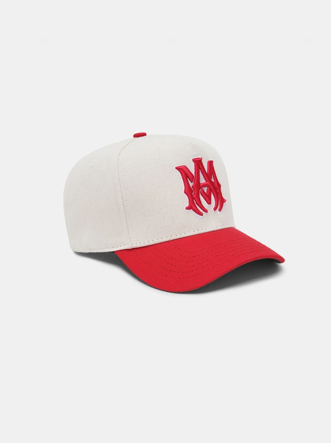 Amiri o1s1wg110525 Size: OS / MA Canvas Hat / Cap in Red/White Size ONE SIZE - 3 Thumbnail