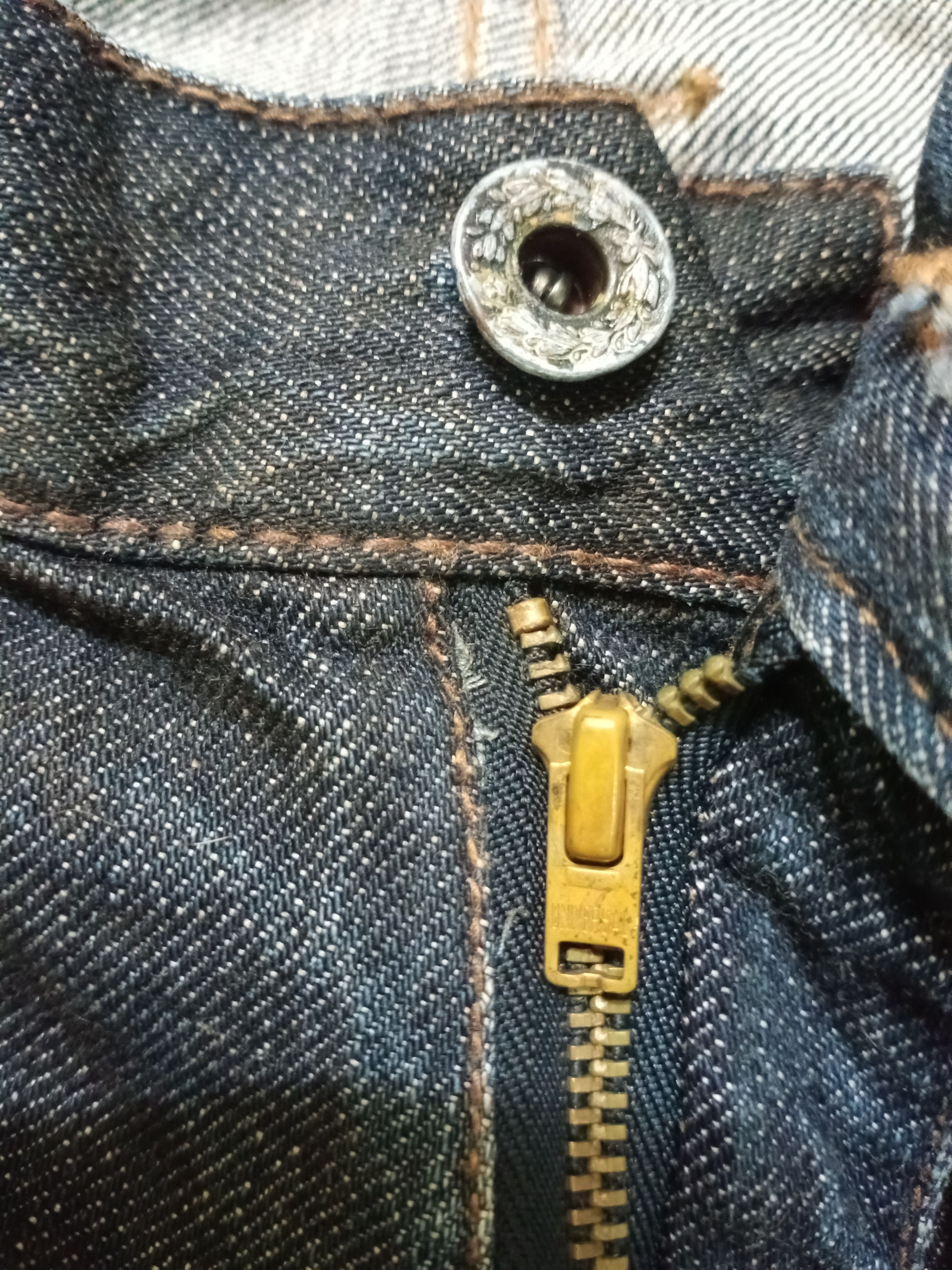Issey Miyake Vintage Tete Homme Issey Miyake Flare Distressed Denim Jeans Size US 31 - 14 Thumbnail
